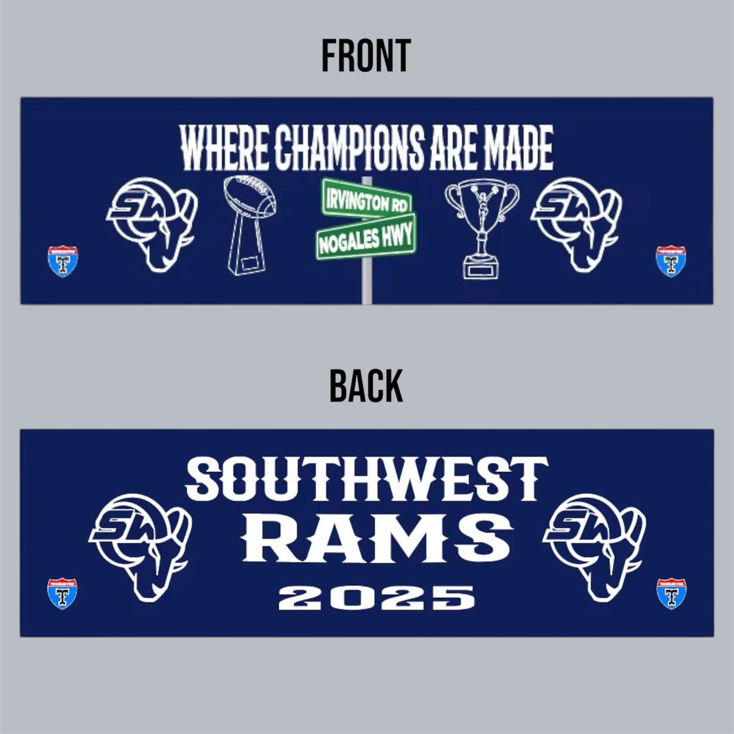 SW Rams Cooling Towel