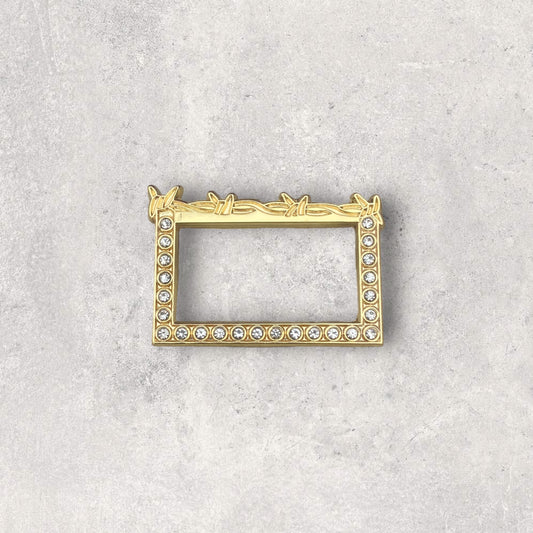 Gold Bob-wired Frame